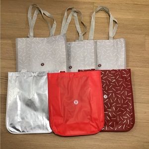 Lululemon bundled reusable bags total of 6